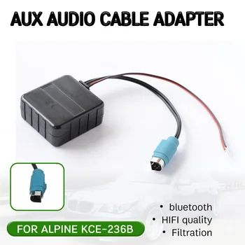 bluetooth Aux Ресивер Кабель-Адаптер для Высококачественного Музыкального Интерфейса Aux Hi-Fi Для Alpine CD Host KCE-236B 9870/9872