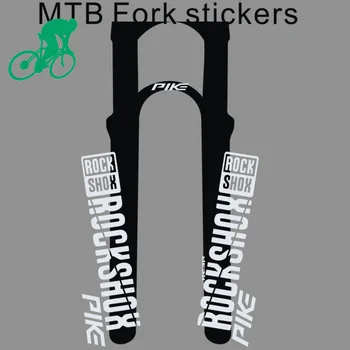 1 комплект Наклеек на вилку Rockshox PIKE SID, наклейки для украшения велосипеда, наклейки на переднюю вилку MTB, Виниловая защитная пленка для велосипеда