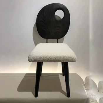 Дизайн Обеденных стульев со спинкой в скандинавском стиле, Кухонные акценты, Деревянные обеденные стулья для гостиной, Современная мебель для дома Silla Comedor YX50DC
