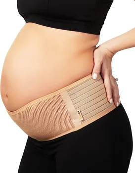 Мягкая дышащая повязка на живот для беременных женщин, регулируемый пояс для беременных На всех этапах беременности После родов
