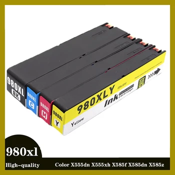 Для HP 980 980A 980XL Совместимый чернильный картридж для HP Enterprise Color X555dn X555xh X585f X585dn X585z
