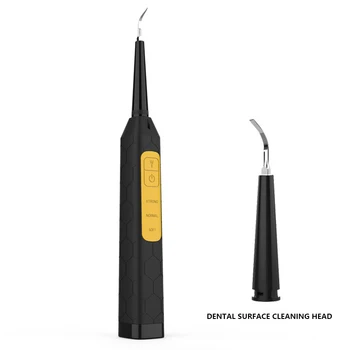 Зубной скалер, отбеливающий очиститель зубов, Высокочастотная вибрация, удаление пятен на зубном камне, аппарат для гигиены полости рта со светодиодной подсветкой