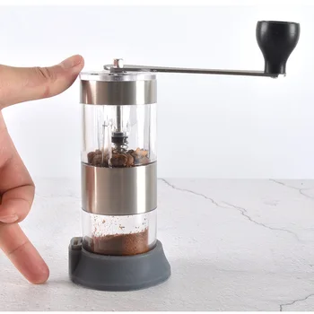 кофемолка эспрессо-машина кофемолка для измельчения зерен бытовая пищевая мельница из нержавеющей стали mini