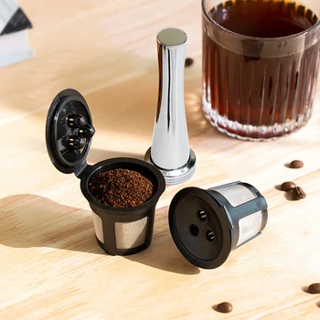 Многоразовые корзины для фильтров для кофейных чашек, кофейные капсулы, капельница для кофеварки, черная чашка K.
