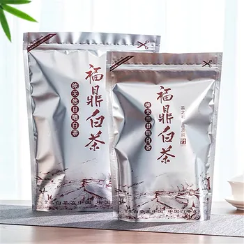 250 г Китайских Оптовых Пакетов ShouMei Bai Cha На молнии FuDing BaiHao YinZhen White Tea, Пригодных Для Вторичной переработки, Герметизирующая Упаковка Подарочный Пакет