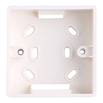 Настенная распределительная коробка с монтажным отверстием 60 мм и глубиной 33 мм Блок питания с защитой от воспламенения ПВХ Материал, используемый для промышленного