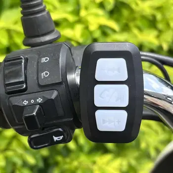 Bluetooth Автомобильная беспроводная мультимедийная кнопка Беспроводной IPX6 Водонепроницаемый телефонный контроллер для велосипеда Звуковой адаптер Переключатель дистанционного управления