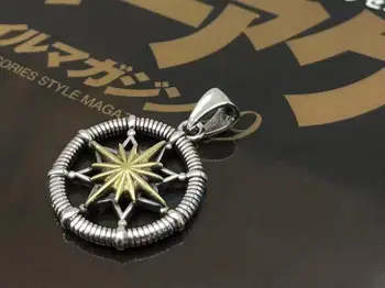 Горячее предложение, новое популярное ожерелье с подвеской в виде Бога Солнца в индийском стиле, гарантия 100% стерлингового серебра S925 Пробы для мужчин и женщин в подарок