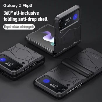 FLOVEME Coque для Z Flip3 Чехол для телефона Samsung Galaxy Z Flip 3 Armor Case Противоударный 360 ° Защитный Складной чехол от падения