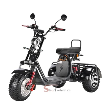 citycoco электрический скутер с толстыми шинами мощностью 3000 Вт citycoco 3-колесные электрические скутеры мощностью 1000 Вт 2000 Вт 20АЧ трехколесный велосипед электрические мотоциклы