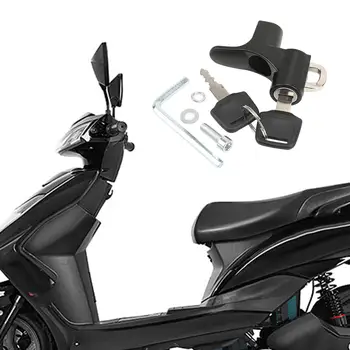 Черное крепежное оборудование для замка мотоциклетного шлема, простые в установке детали мотоцикла