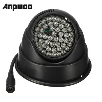 ANPWOO вращается на 360 градусов, 48 светодиодов для ИК-инфракрасной ночной подсветки, светодиодная лампа для камеры видеонаблюдения.