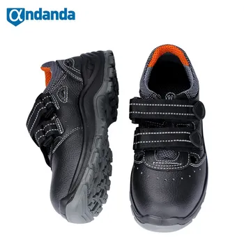 Мужские рабочие ботинки Andanda, мужская защитная обувь с защитой от ударов Рабочие защитные ботинки для мужчин, обувь со стальным носком, мужские кроссовки