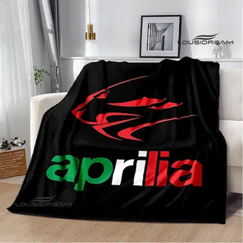 Одеяло с логотипом мотоцикла Aprilia, детское теплое одеяло, мягкое и удобное одеяло, домашнее дорожное одеяло, подарок на день рождения