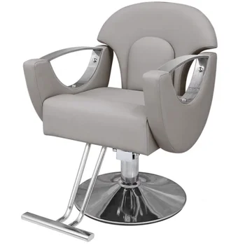 Компьютерное кресло для отдыха в салоне красоты Парикмахерская Современный стиль Кресло для стрижки волос Поворотное подъемное