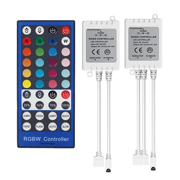 40key RGBW Диммер светодиодный Контроллер DC12-24V 5 Контактов ИК-Пульт Дистанционного Управления 4 Канала Светодиодный Контроллер Для SMD 5050 RGBWW светодиодная лента