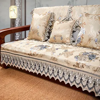 Новый китайский чехол для диванной подушки Four Seasons Универсальный нескользящий чехол для дивана в гостиной, полотенце, Европа, Америка, чехлы для диванов на 3 места
