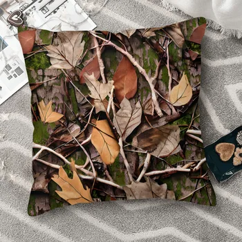 Реалистичный Камуфляж Для охоты на дерево, Наволочка для подушек, чехлы для подушек с принтом 