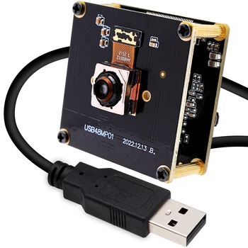 Мини-Камера ELP 48MP С Быстрой Автофокусировкой 8K Ultra HD UVC С Бесплатным Драйвером 8000X6000 USB Веб-камера Для Распознавания Лиц, Прямая Трансляция