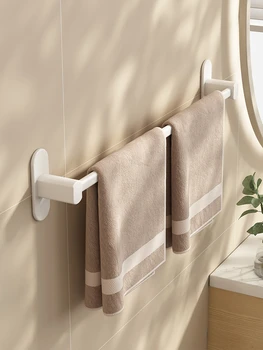 Вешалка для полотенец туалетная непробиваемая настенная полка полотенце для ванной комнаты однополюсный унитаз вешалка для хранения унитаза