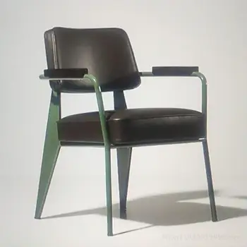 Современный дизайн Обеденные стулья Для гостиной Эргономичный интерьер Кожаные Индивидуальные кресла Для отдыха Eetstoelen Итальянская мебель YX50DC