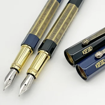Перьевая ручка YAMALANG Luxury MB Ограниченной серии С уникальной резьбой в Египетском стиле Классические канцелярские принадлежности с серийным номером
