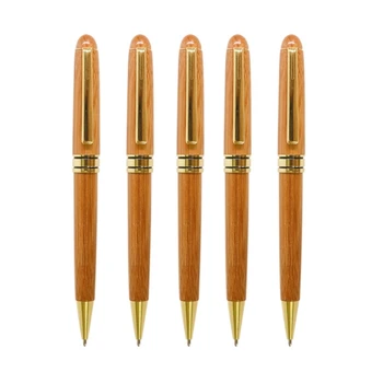 5 шт. шариковая ручка Ручной работы, набор бамбуковых ручек для бизнеса L21D
