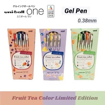 UNI Fruit Tea Color Осенне-зимний сезон Ограничен 0,38 мм Гелевой ручкой UNI-BALL ONE School Creative Writing Японские Канцелярские принадлежности