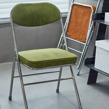 Складные Простые обеденные стулья Со спинкой, Комфортные домашние обеденные стулья в скандинавском стиле, мебель для рабочих конференций, мебель для салона Hogar QF50DC