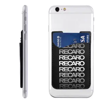 Кошелек для телефона с логотипом Recaros из искусственной кожи, прикрепленный к индивидуальному держателю кредитной карты для чехла для телефона