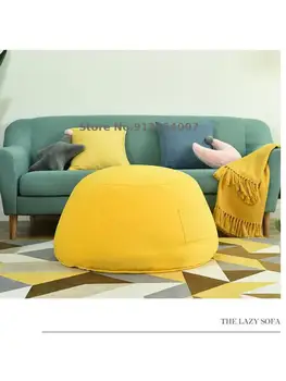 Ленивый диван-татами-мешок для фасоли, одноместный креативный сетчатый красный маленький диван для маленькой семьи на балконе для девочек, ленивый стул
