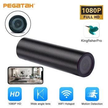 PEGATAH Аудио Дверной Глазок Камера 1080P 3,6 мм Широкоугольный Объектив Сетевой Мини Дверной Глазок Wifi Камеры P2P для Домашней Безопасности