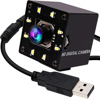 ELP 4K USB-Камера с Автофокусом Ночного Видения IMX415 Веб-камера для Компьютера Mini UVC USB2.0 Lightburn Камера Для Распознавания лиц