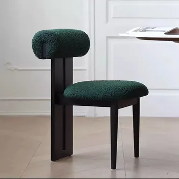 Дизайнерские обеденные стулья в скандинавском стиле, мобильный компьютер с акцентом, современные обеденные стулья середины века, кухонная мебель для дома HDH