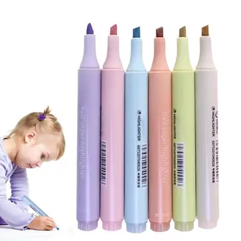 Цветные меловые маркеры, мягкая цветная ручка с граффити, ручка с номером для заметок, мягкая цветная быстросохнущая ручка-маркер для класса школьного учителя и